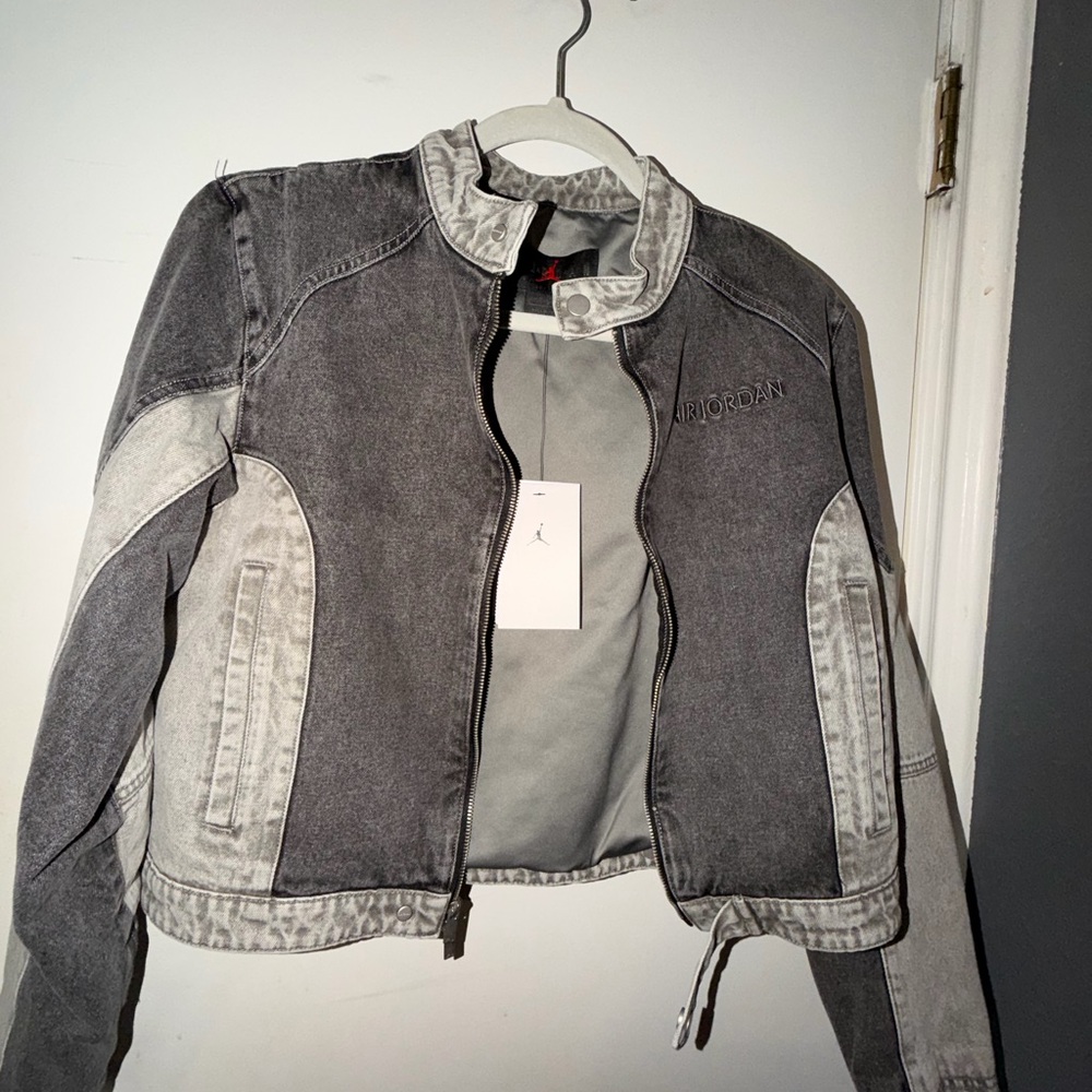 Jordan Charcoal Zip-Up Jacket